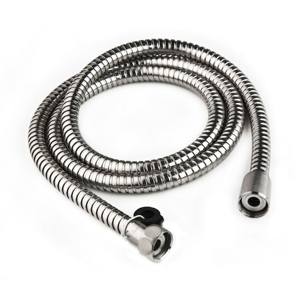 Dura Faucet 60" STAINLESS STEEL RV SHOWER HOSE - CHROME POLISHED DF-SA200-CP - main